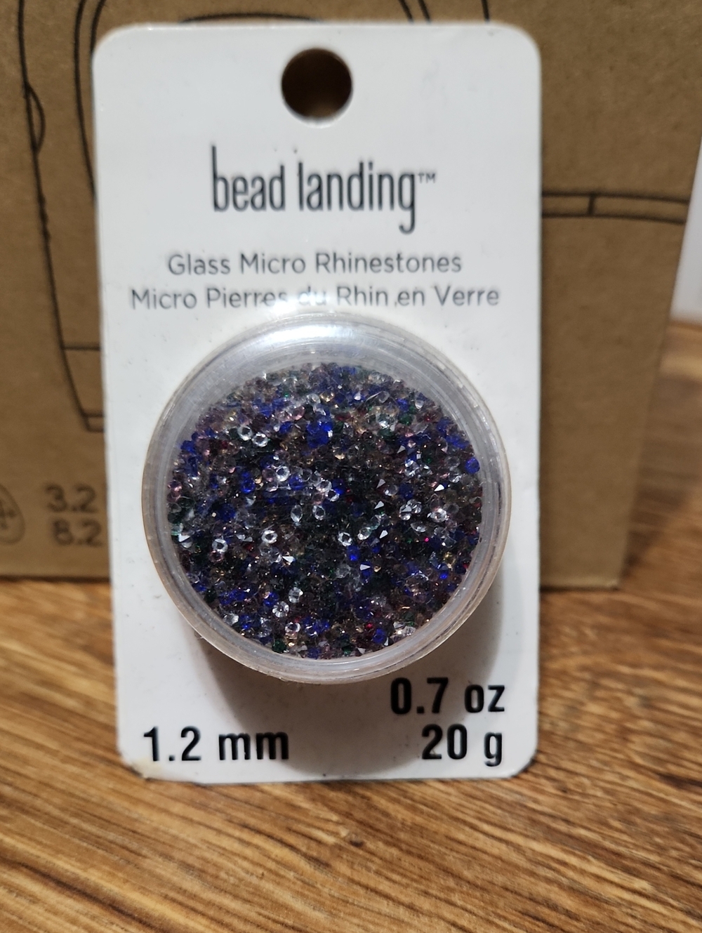 Bead Landing Multicolor Glass Micro Rhinestones - Assorted Sparkle